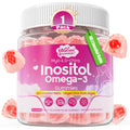 Myo-Inositol & D-Chiro Ideal 40:1, Inositol + Omega-3(3:1) Gummies, Hormone Balance for Women | Sugar Free Inositol Gummies w/Omega 3 DHA:EPA (3:1), Inositol Supplement for Cycle Health, Vegan, 60 Ct EnvyCure Au supplements