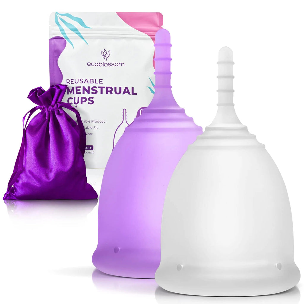 EcoBlossom Reusable Menstrual Cup Set - The Most Reliable Medical Grade Silicone Period Cups EcoBlossom Au supplements