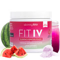 SkinnyFit - Fit IV Slimming Hydration Powder, Tropical Watermelon (Jar, 28 Scoops) - New & Improved Formula - Electrolytes, Vitamin C, Vitamin B3 - Vegan, Gluten Free, Dairy Free - Beauty & Self Care SkinnyFit Au supplements