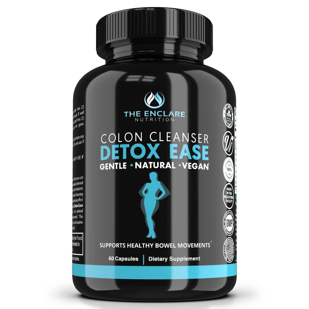 Detox Ease, Colon Cleanse Detox, Healthy Bowel Movements, Digestive Health, Urinary Tract THE ENCLARE NUTRITION Au supplements