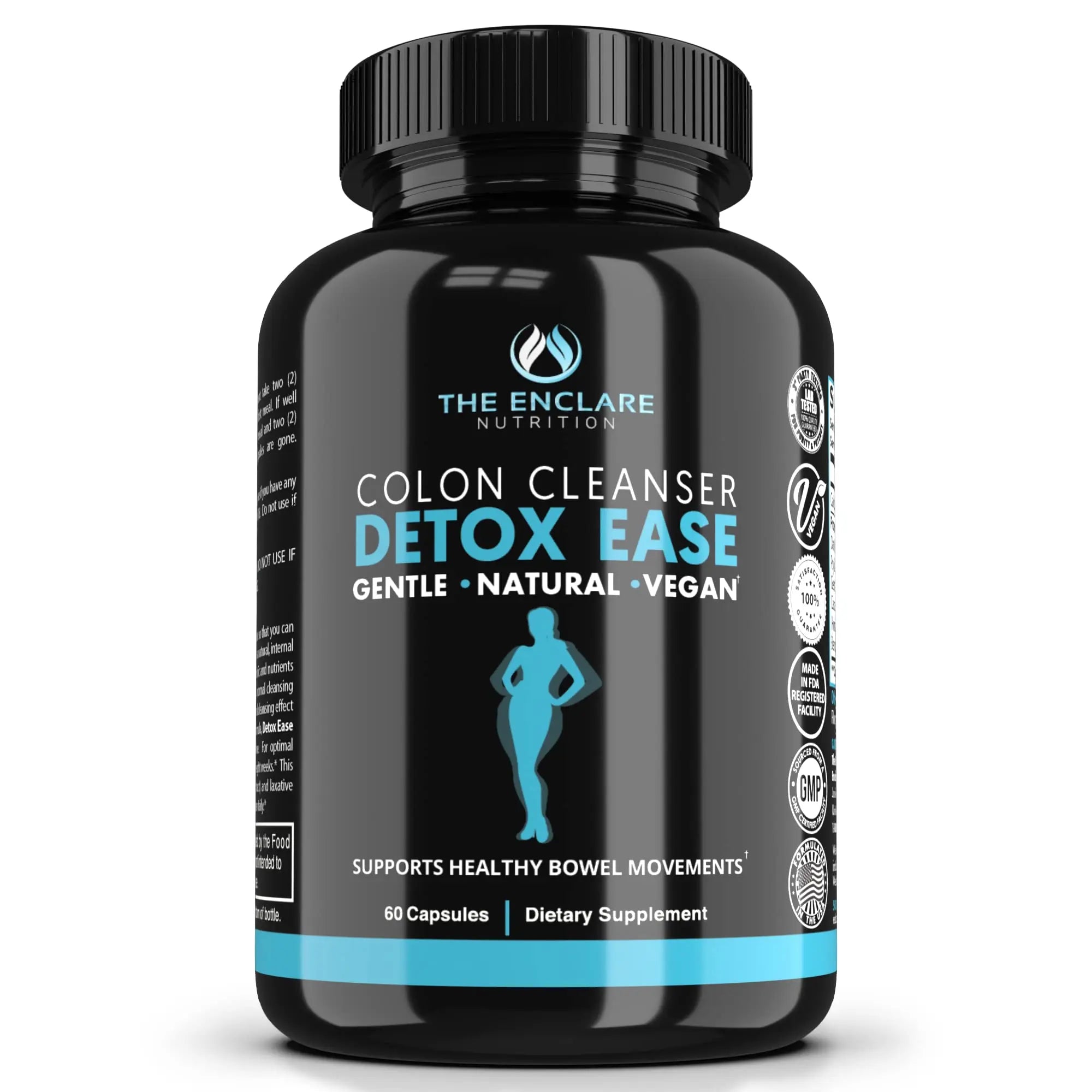 Detox Ease, Colon Cleanse Detox, Healthy Bowel Movements, Digestive Health, Urinary Tract THE ENCLARE NUTRITION Au supplements