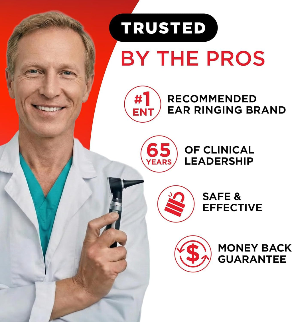 Lipo-Flavonoid Ear Ringing - Doctor-Recommended for Ringing Ears - Clinically Proven Lemon Bioflavonoid Complex with Vitamins C, B1, B2, B6, B12
