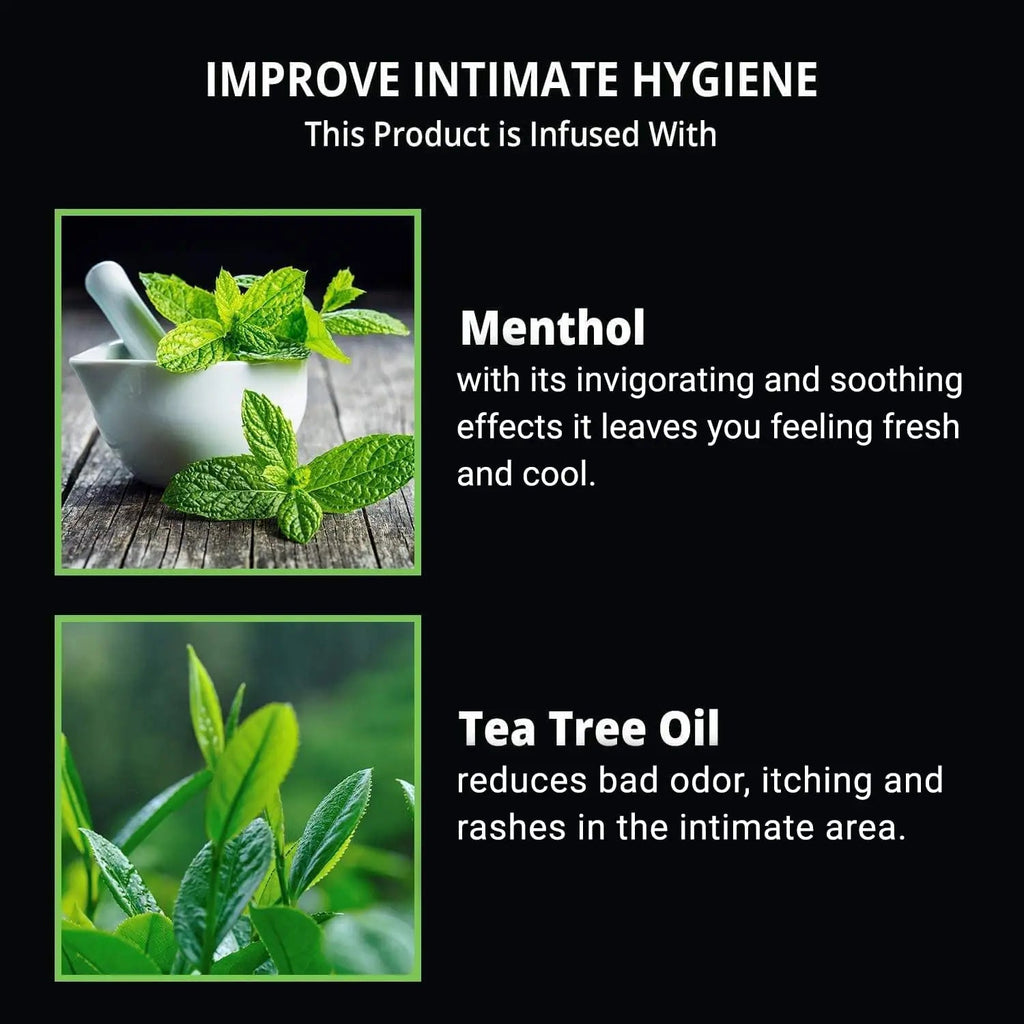 Skin Elements Intimate Wash for Men with Menthol (4.05 fl. oz.) | pH Balanced Foaming Private Skin Elements Au supplements