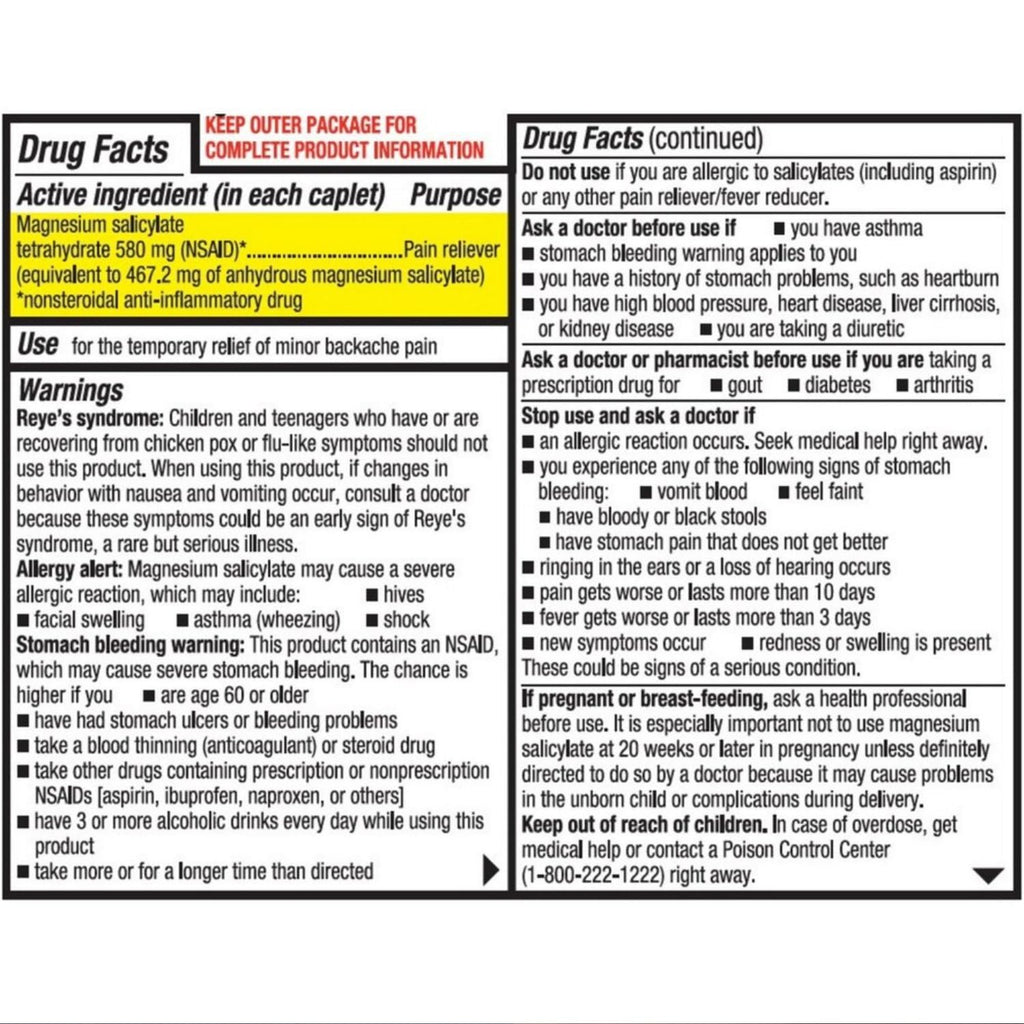 Doans Extra Strength Pain Reliever 24 Count (Pack of 4) Doans Au supplements