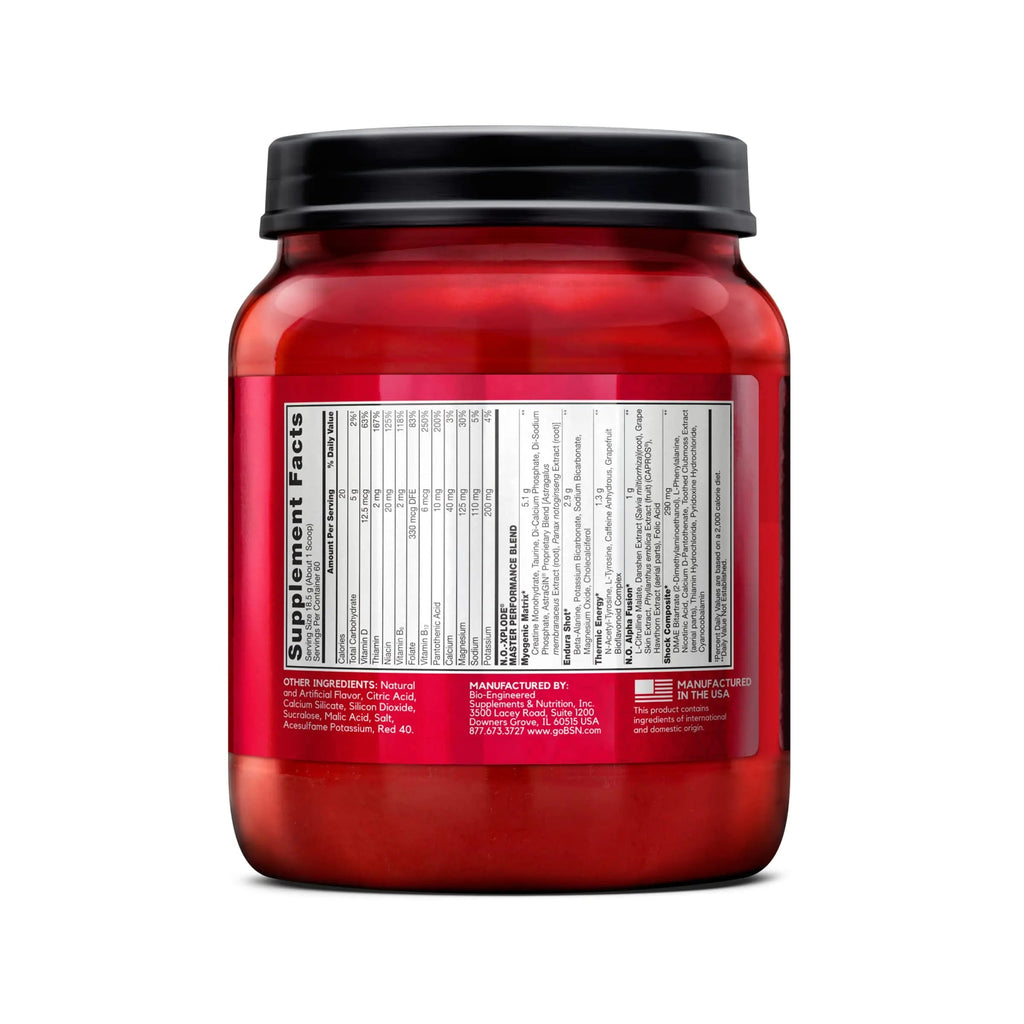 BSN N.O.-XPLODE Pre Workout Supplement with Creatine, Beta-Alanine, and Energy BSN Au supplements