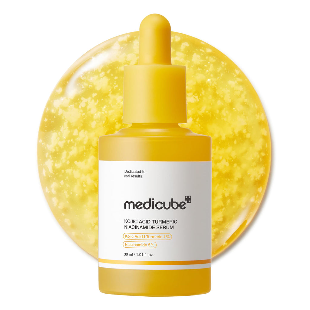 medicube Kojic Acid Turmeric Clarifying & Balancing Capsule Serum for Troubled Skin | Soothing & Brightening Facial Serum