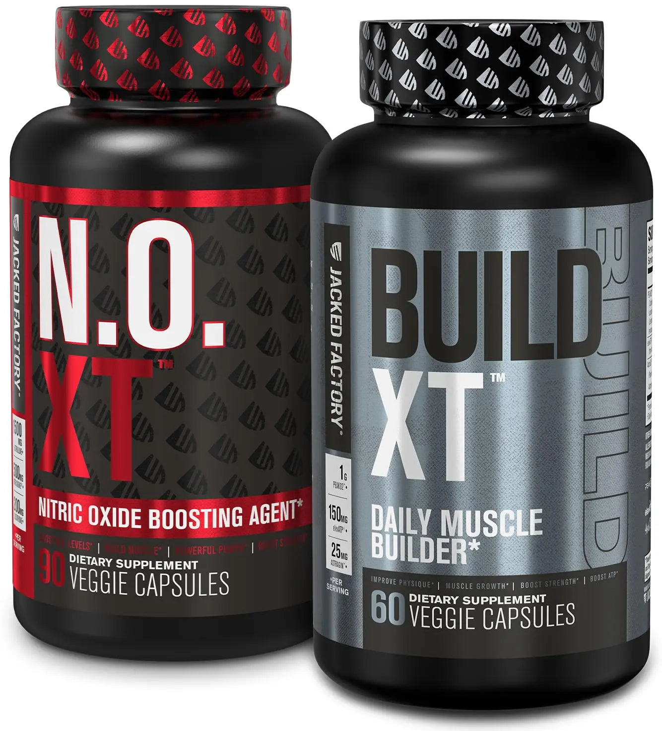 Jacked Factory Muscle Builder Supplement Stack - Build-XT Muscle Builder & N.O. XT Nitric Jacked Factory Au supplements