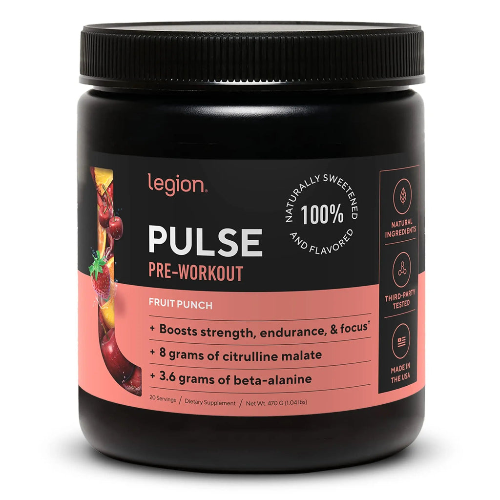 LEGION Pulse Pre Workout Supplement - All Natural Nitric Oxide Preworkout Drink to Boost LEGION Au supplements