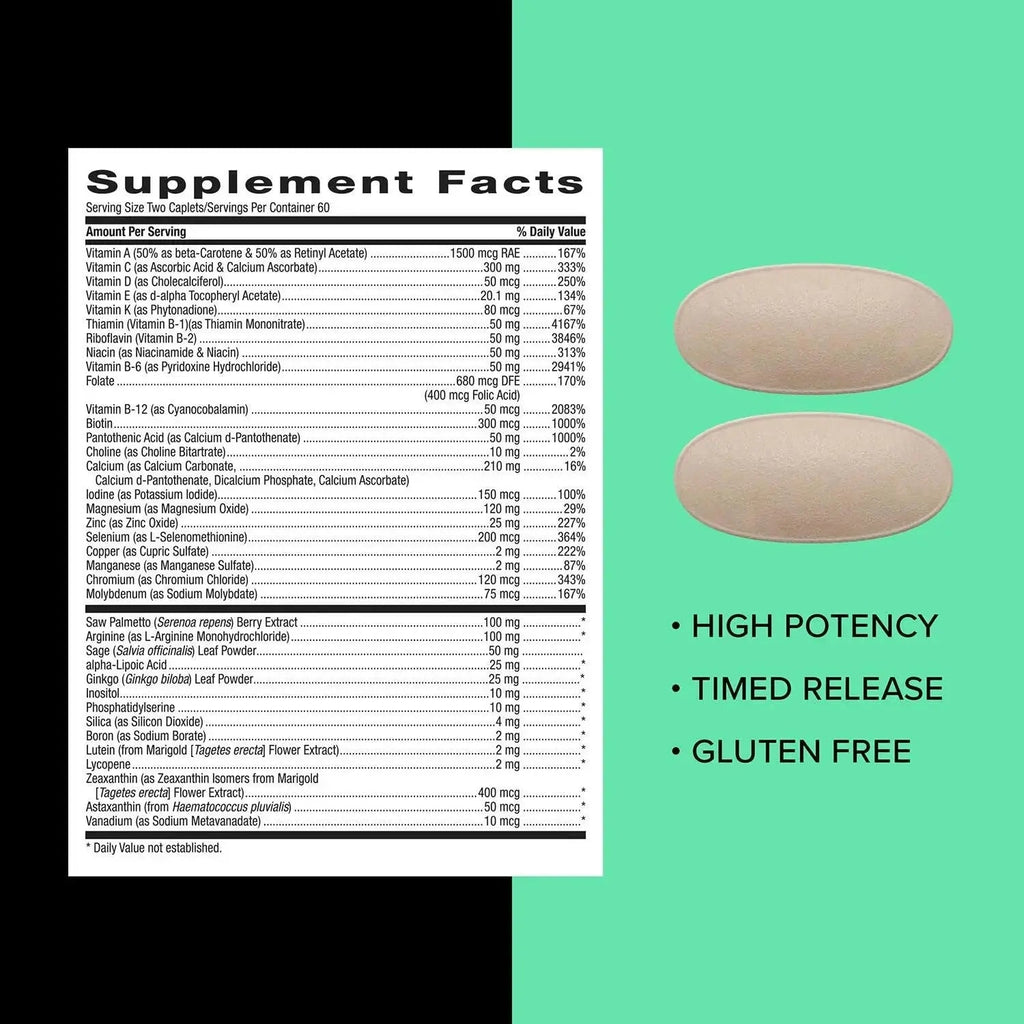 GNC Mega Men 50 Plus Multivitamin | Antioxidants | Heart Health | Prostate and Circulatory Support | 120 Count GNC Au supplements
