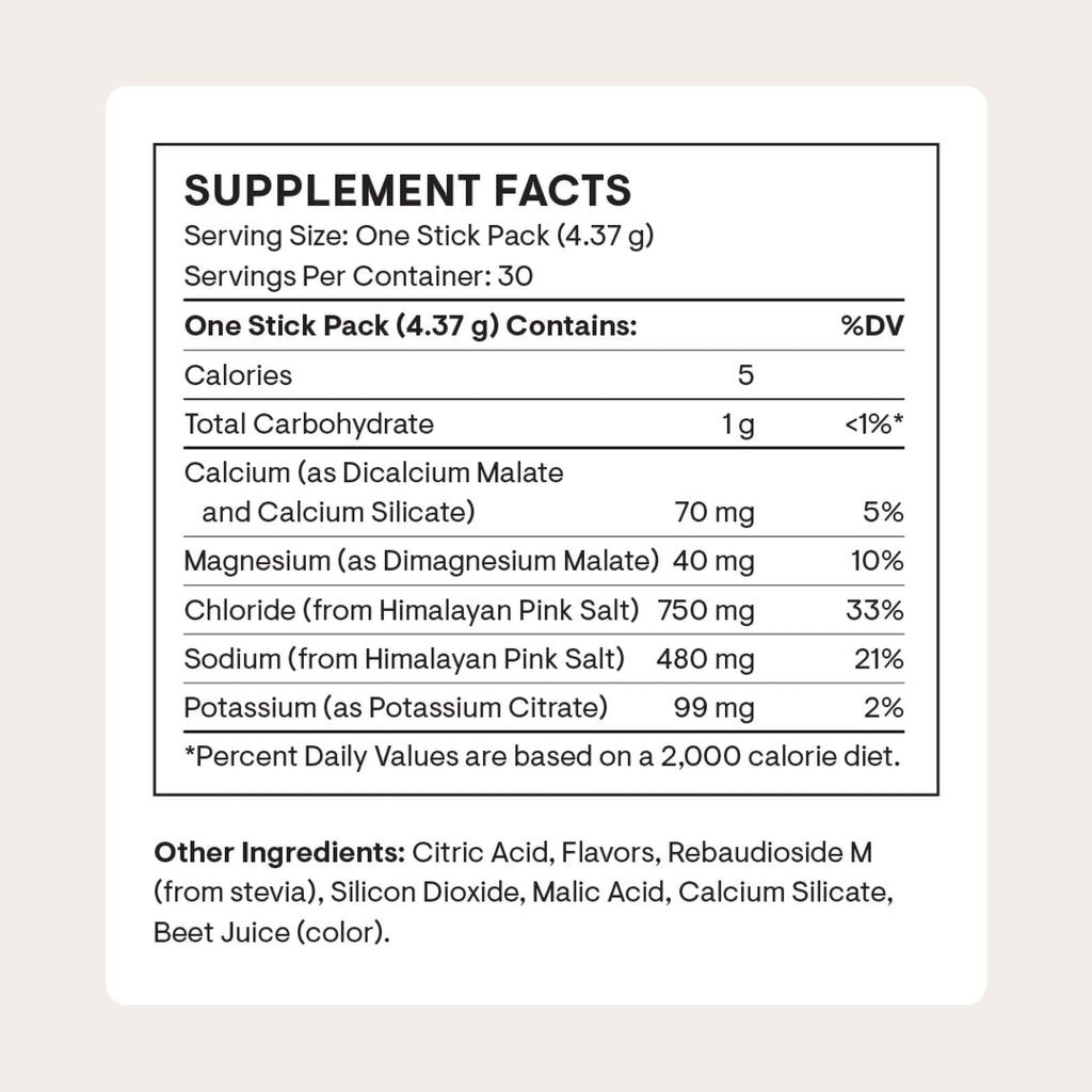 THORNE - Daily Electrolytes - Zero Sugar & Low-Calorie Electrolyte Powder Drink Mix - Flavors Derived from Natural Sources - NSF Certified for Sport - Watermelon - 30 Stick Packs THORNE Au supplements