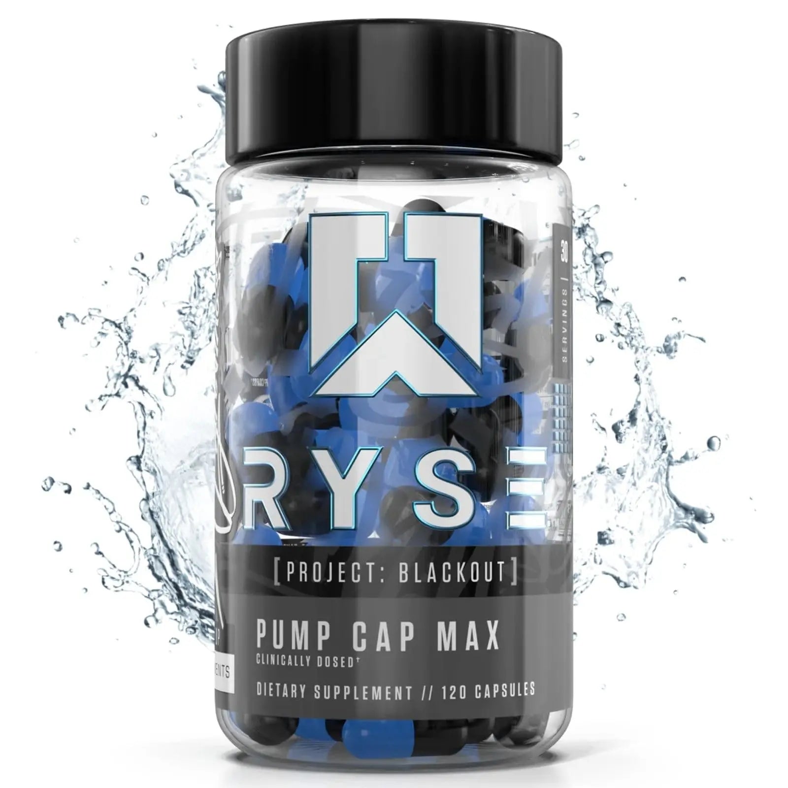 RYSE Up Supplements Project Blackout Pump Cap Max | Stimulant Free Pump Formula RYSE Up Supplements Au supplements