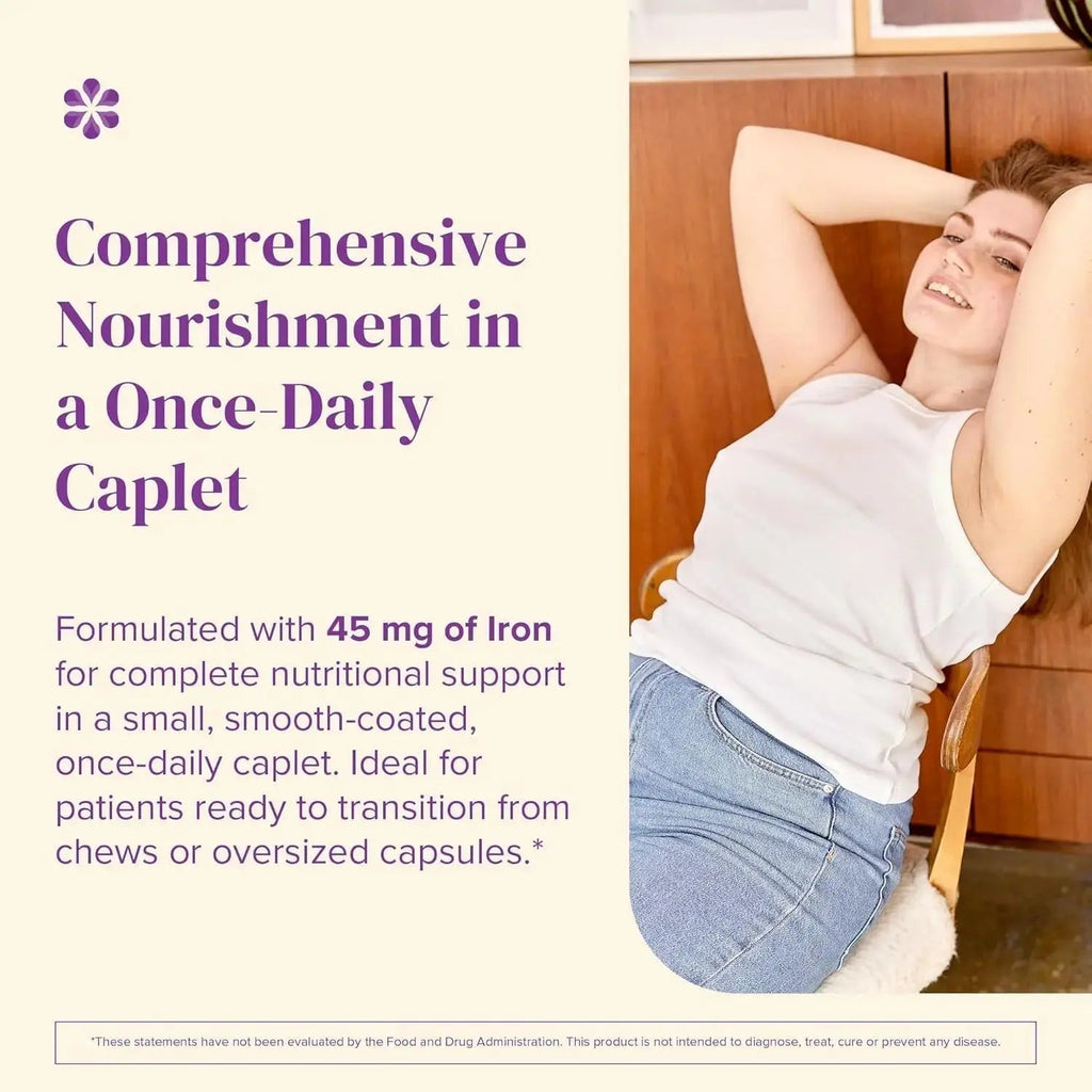 BariMelts Once Daily Bariatric Multivitamin with Iron, 60 Easy-Swallow Caplets (2-Month Supply), Multivitamin for Women, Multimineral Complex BariMelts Au supplements