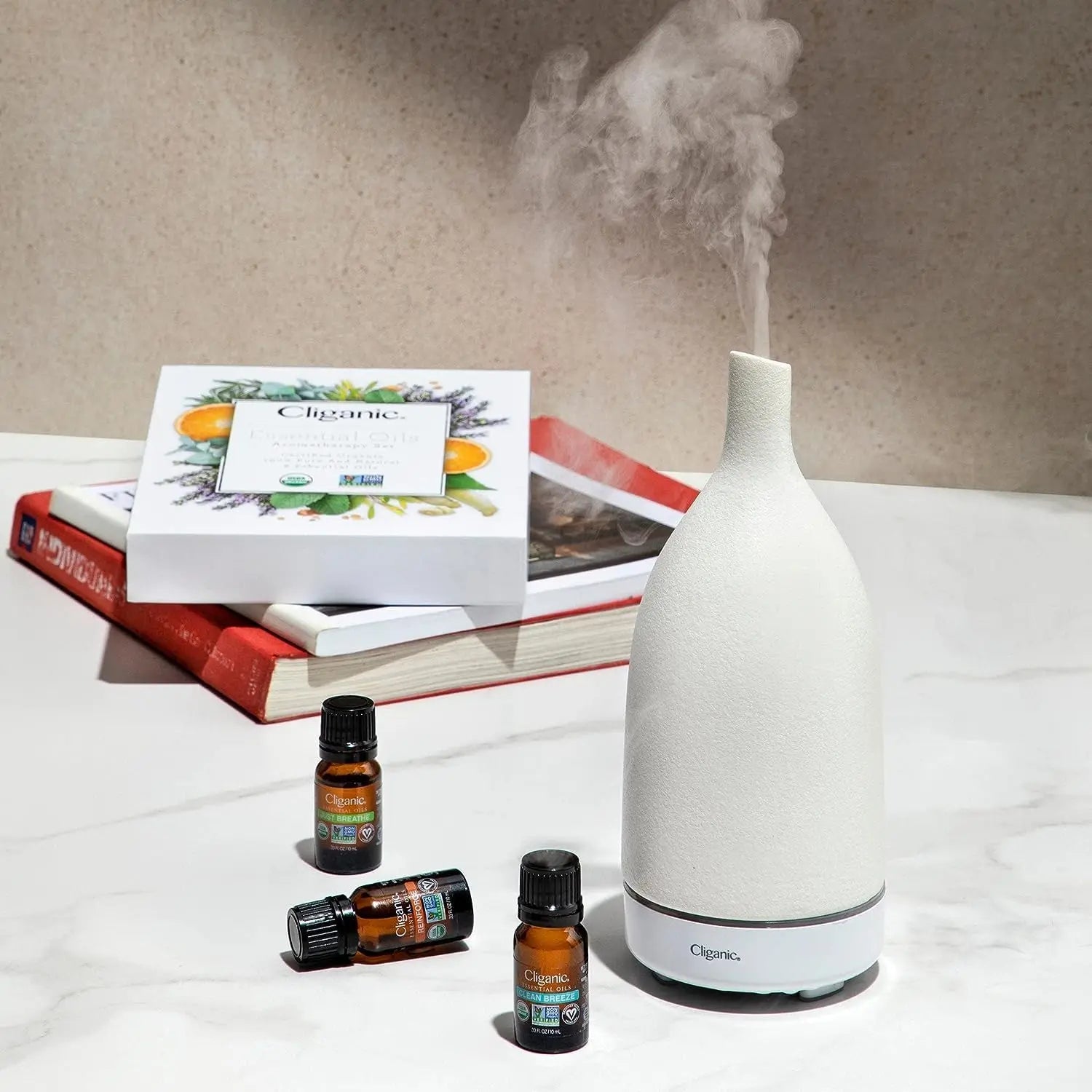 Cliganic Organic Rosemary Essential Oil for Hair, Skin, Aromatherapy - 100% Pure Natural Undiluted Cliganic Au supplements