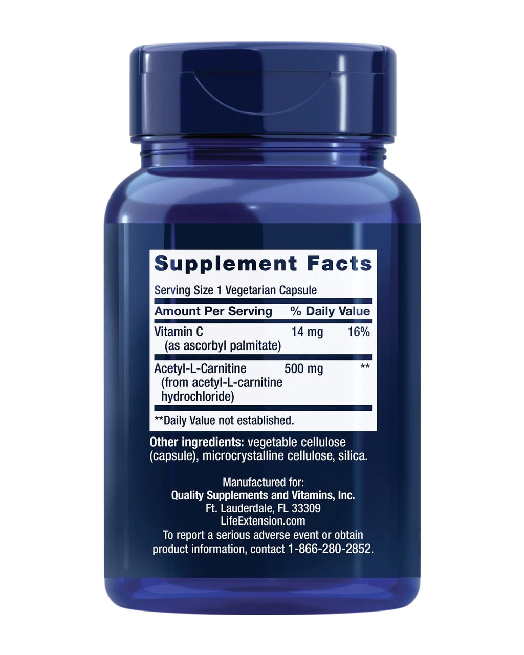 Life Extension Acetyl-L-Carnitine, Acetyl-L-Carnitine, vitamin C, Brain, mood & nerve health Life Extension Au supplements