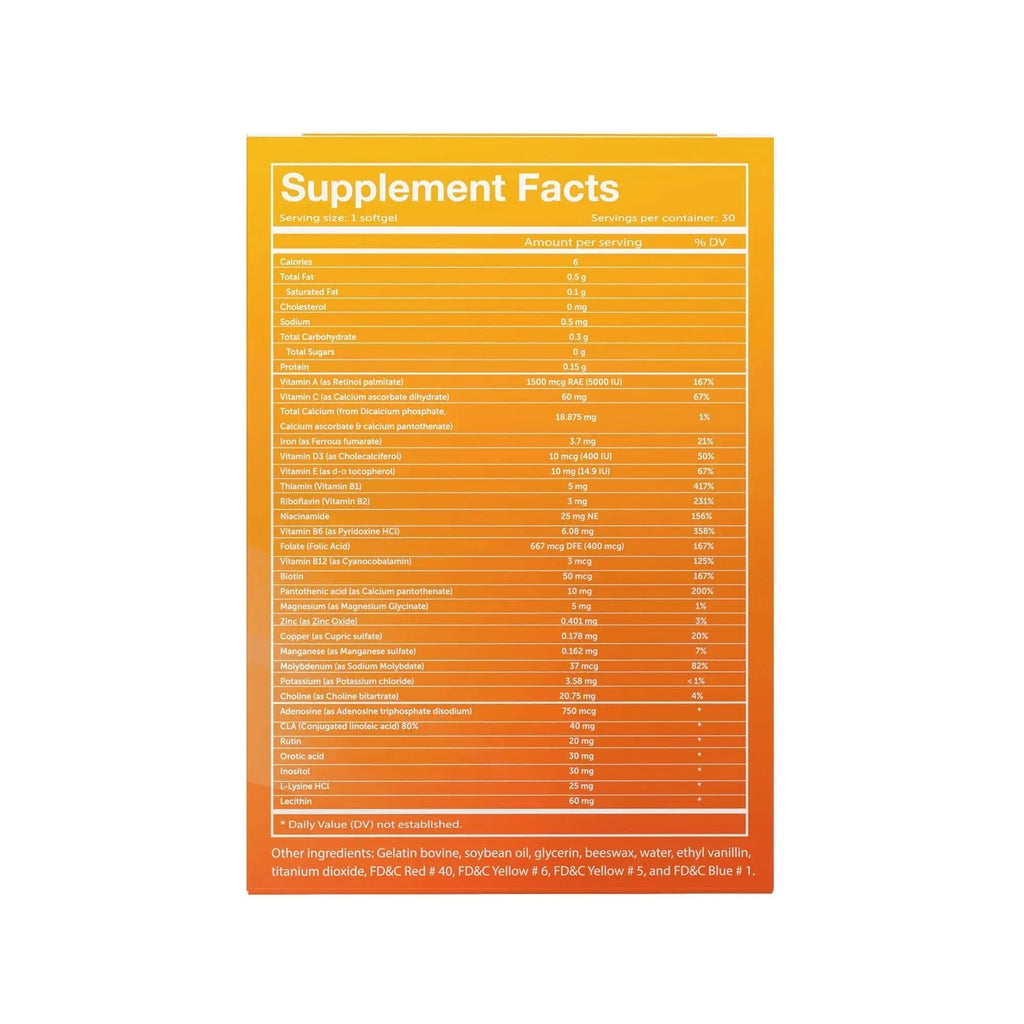 Vivioptal Multi 30 Softgels, Multivitamin & Multimineral, Gluten Free, German Formula Vivioptal Vitamins Au supplements