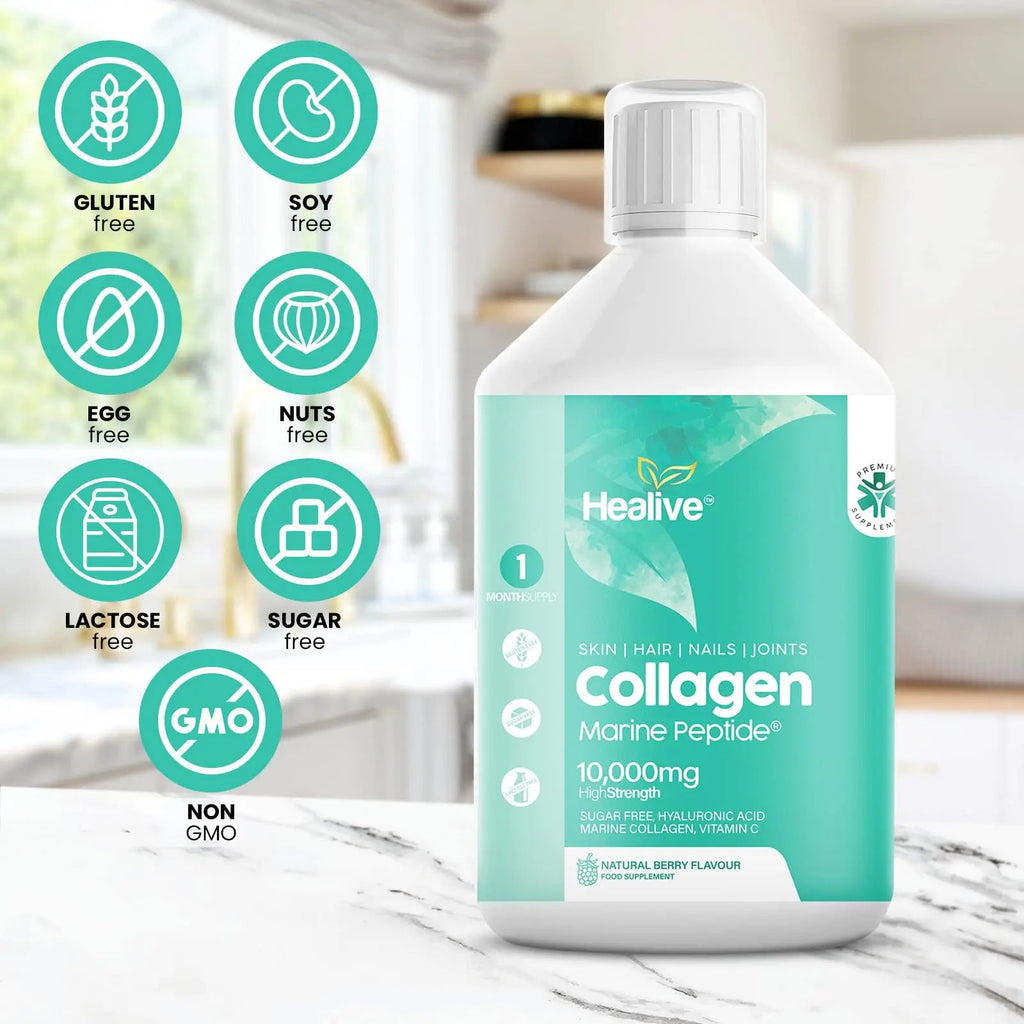 HEALIVE Marine Collagen Peptides - Skin, Hair, Nail & Joint, Support Against Premature Ageing HEALIVE Au supplements