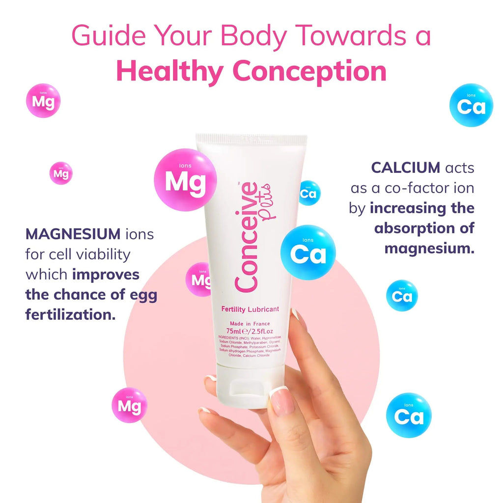 Conceive Plus Fertility Lubricant - Fertility Friendly Lube for Couples Trying to Conceive, 75ml / 2.5 fl oz CONCEIVE PLUS Au supplements