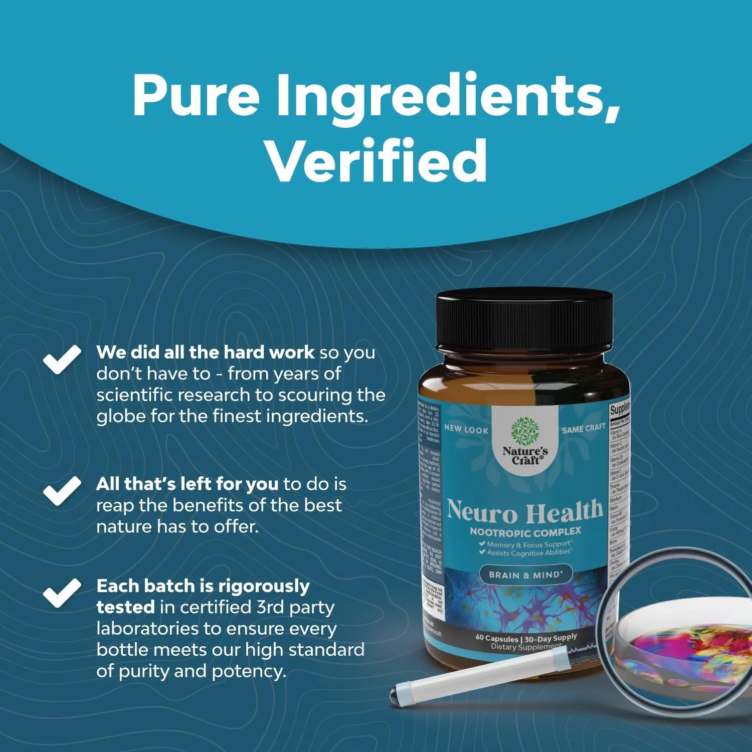 Nootropics Brain Support Supplement - Mental Focus Nootropic Memory Supplement Huntington Labs Au supplements
