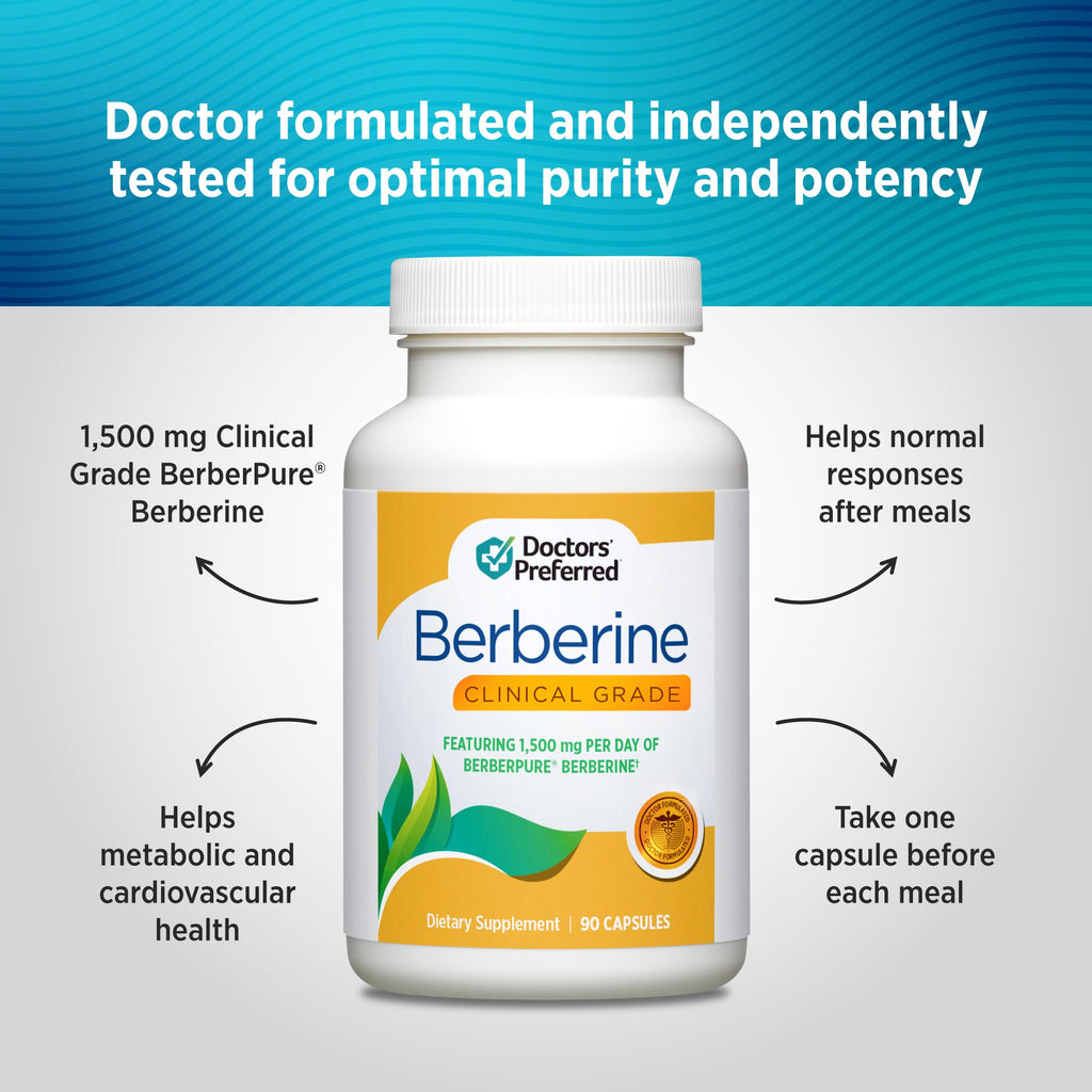 DOCTORS' PREFERRED Clinical Grade Supplement - Doctor Formulated | 1500 mg per Daily Serving | 90 Count
