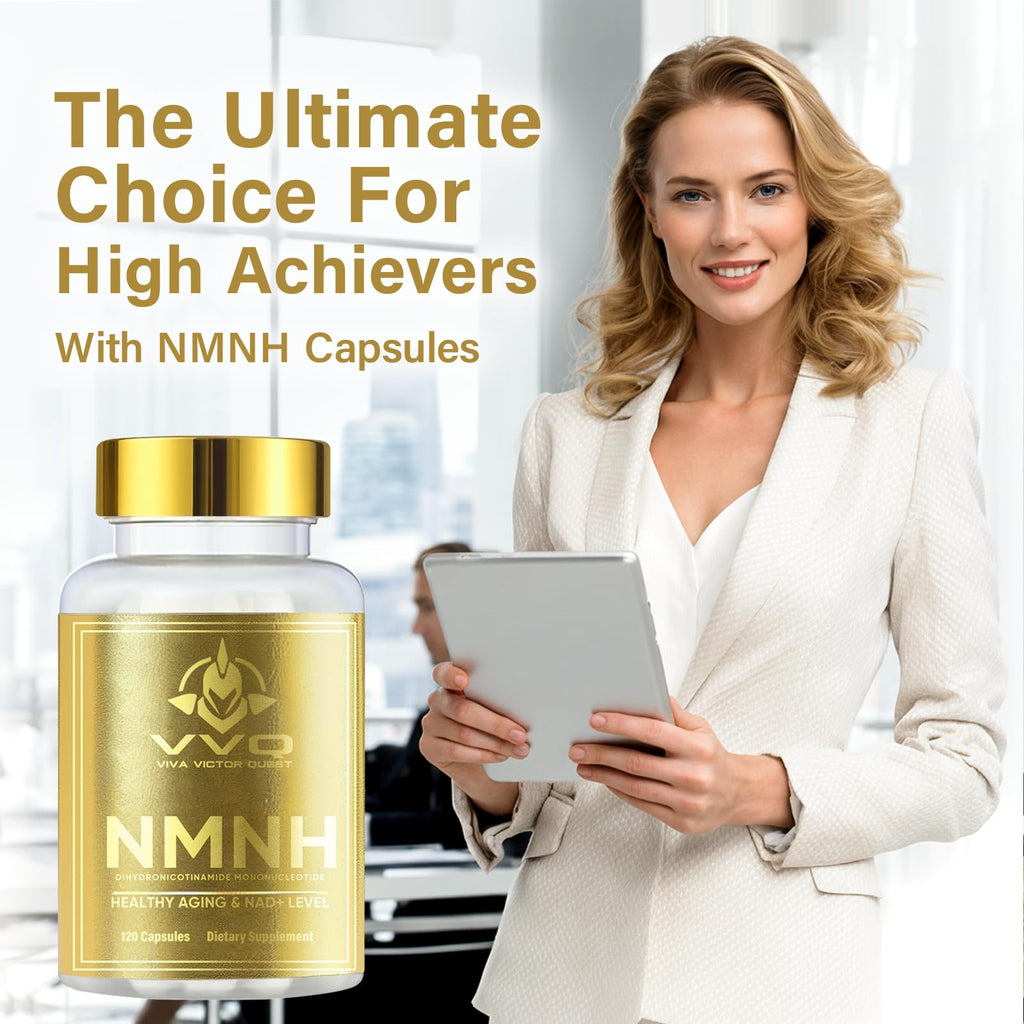 120 Capsules-NMNH (Dihydronicotinamide Mononucleotide), NAD Supplement to Boost NAD+ Levels as We Age (May Be More Effective Than Nicotinamide Riboside), NMNH Supplement for Anti-Aging VVQ Au supplements