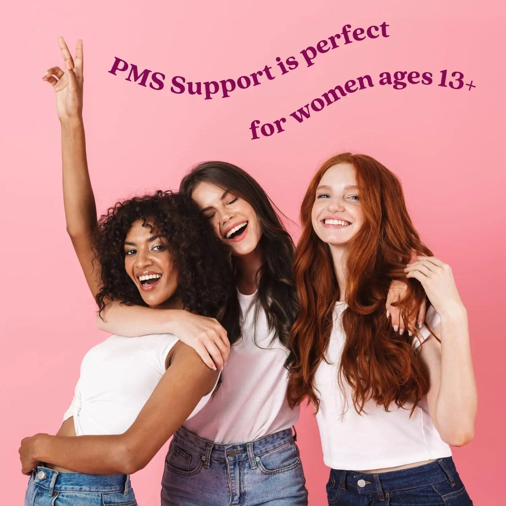 BeLive PMS Support Gummies Supplement – Helps Relieve PMS Symptoms – Hormonal Balance Mood Swings & Cramps Relief, Bloating Support – with Chaste Tree Extract - Strawberry Lemonade Flavor – 60 Count BeLive Au supplements