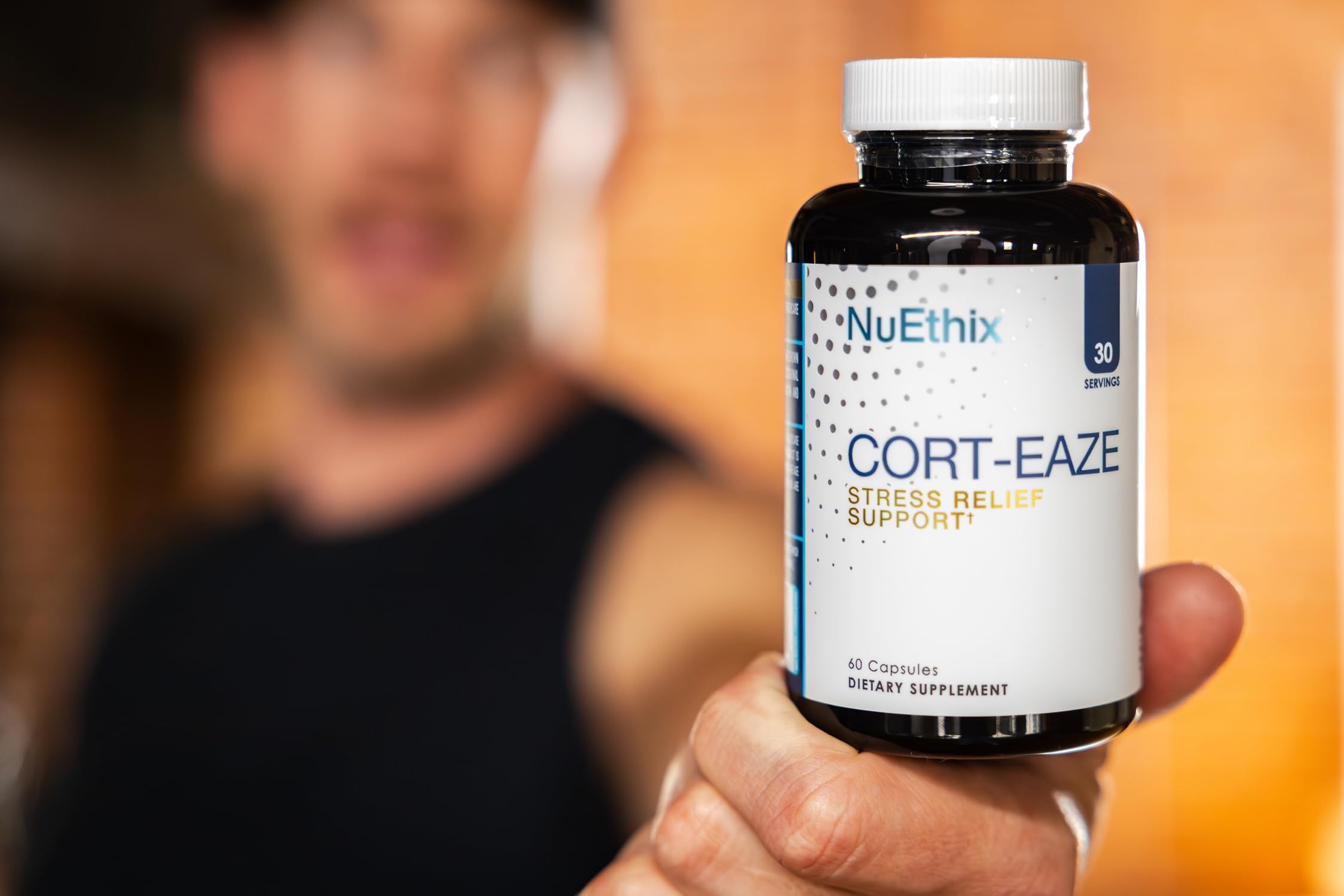 NuEthix Formulations Cort-Eaze - Cortisol Supplement - Health Support Supplement with Ashwagandha, L-Theanine & Rhodiola Rosea - Relaxation and Deep Sleep, 60 Capsules, 30 Servings NuEthix Formulations Au supplements