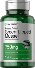 Horbäach Green Lipped Mussel |120 Capsules | from New Zealand | Premium Freeze Dried Mussel Powder