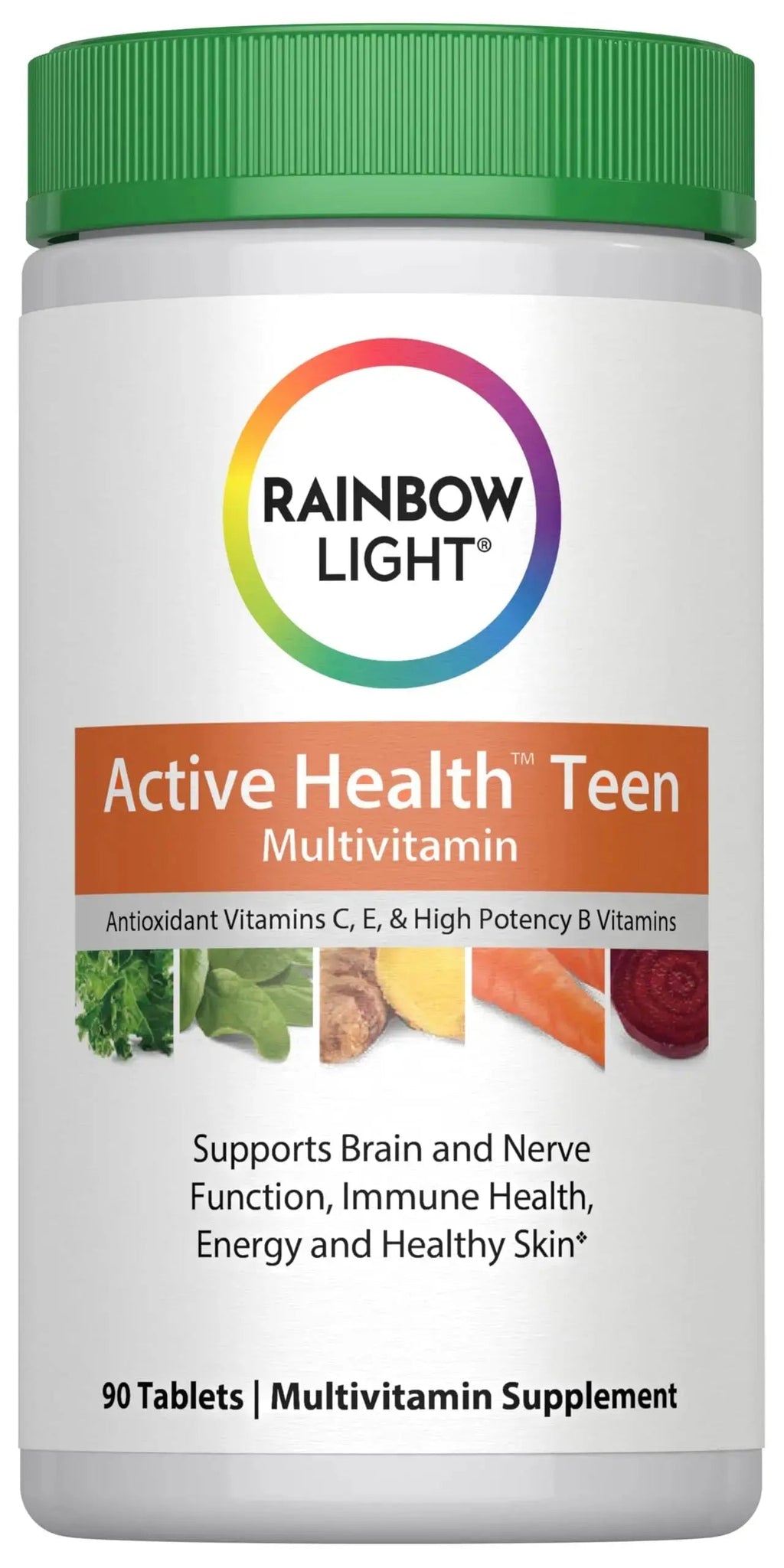 Rainbow Light Multivitamin for Teens, Vitamin C, Zinc, & B Complex, Supports Brain Health, Nerve Function Rainbow Light Au supplements