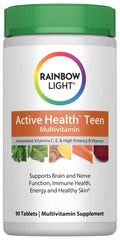 Rainbow Light Multivitamin for Teens, Vitamin C, Zinc, & B Complex, Supports Brain Health, Nerve Function Rainbow Light Au supplements