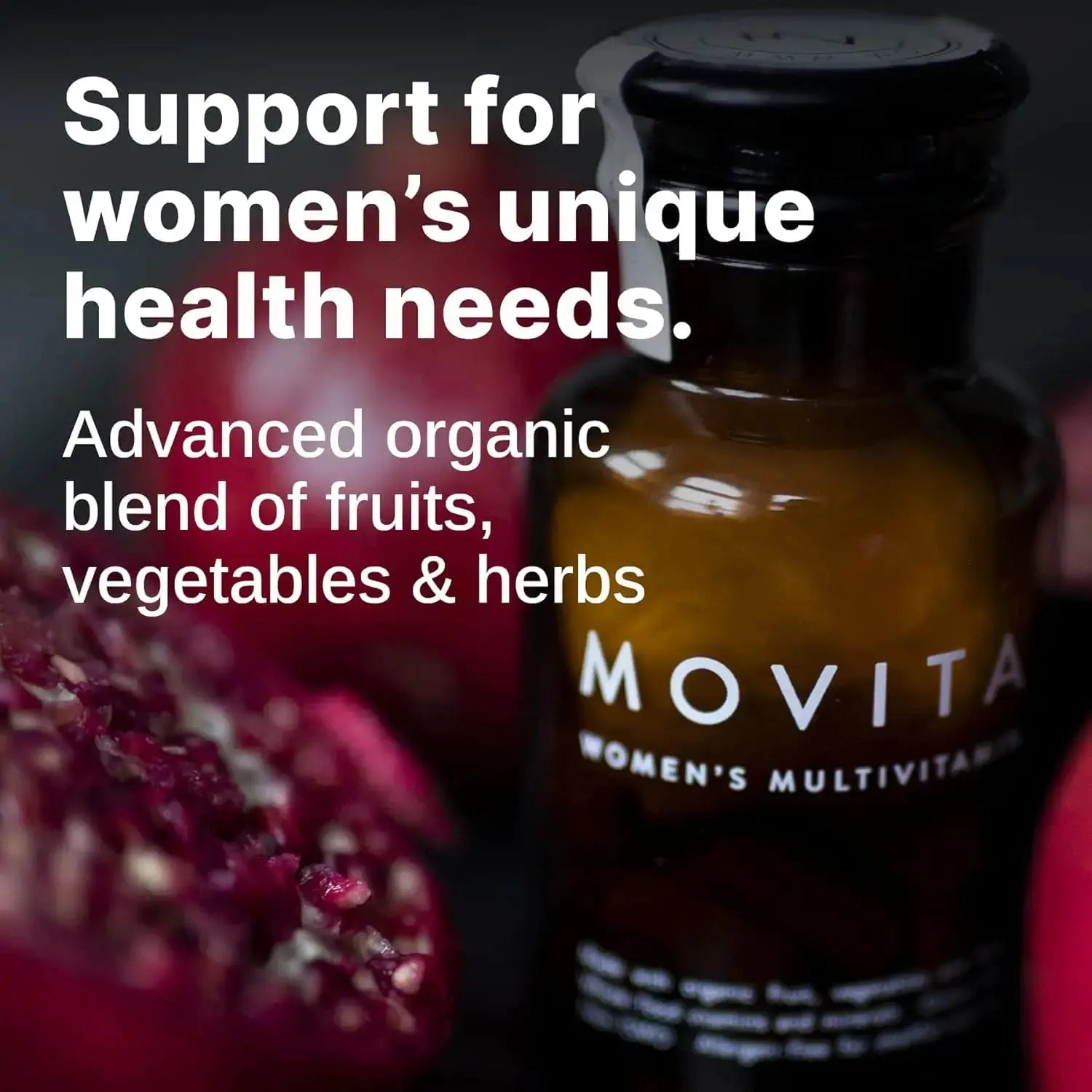 Movita Women’s Daily Multivitamin - Organic Fermented Whole Foods for Enhanced Energy, Immunity & Vitality - Vegan Movita Au supplements