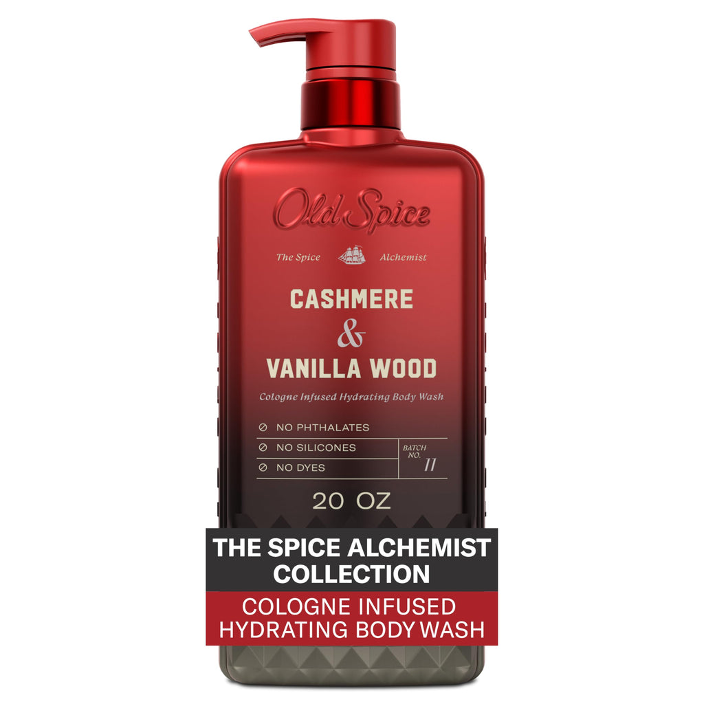 Old Spice Body Wash for Men, The Spice Alchemist Collection, 24/7 Cologne Infused Hydration, No Trade Off Formula