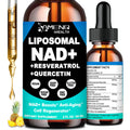 NAD Supplement, Liposomal NAD Nicotinamide Riboside Resveratrol 900mg Quercetion, TMG, Vitamin B3, High Potency NAD Plus Liquid Supplement for Cell Regenerator, Longevity, Energy, Anti-Aging, Focus AMENQ hHEALTH Au supplements