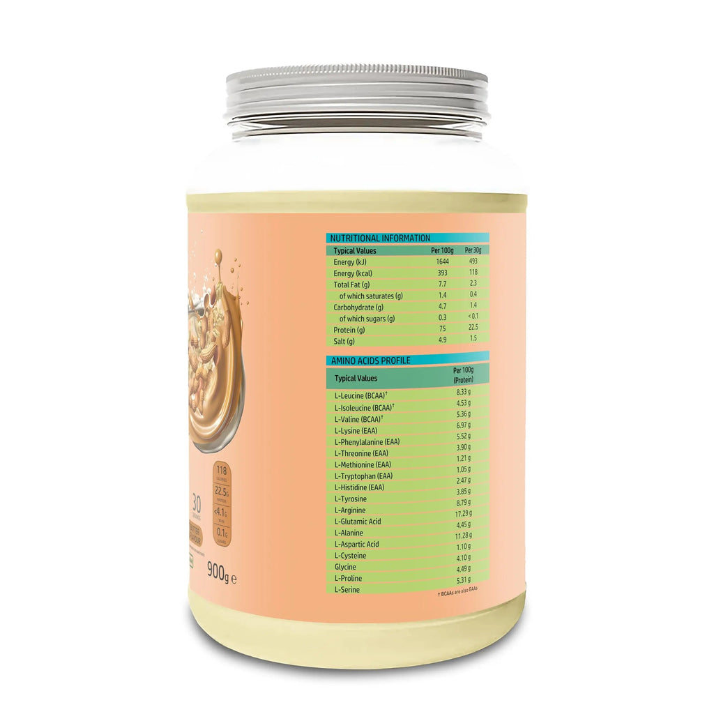 NutriVolv Vegan Plant Based Protein Powder | Peanut Butter Cereal Flavour 900g | Pea & Rice Protein Blend NutriVolv Au supplements