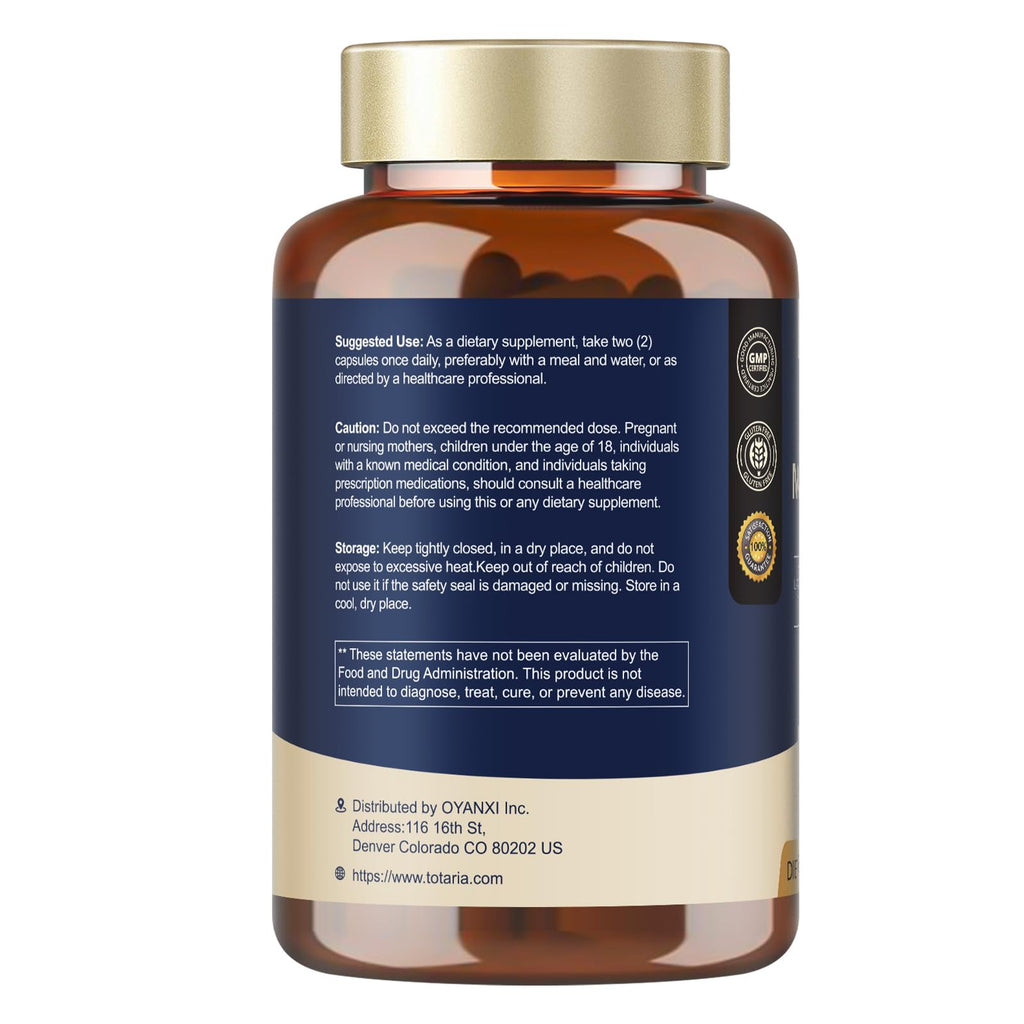 25 in 1 Brain Supplements for Memory and Focus & Neuro Health - Daily Brain Nootropic Cognitive Supplement with L-Tyrosine, Bacopa Monnieri, Ginkgo Biloba, Alpha GPC - Non-GMO, Gluten Free Totaria Au supplements