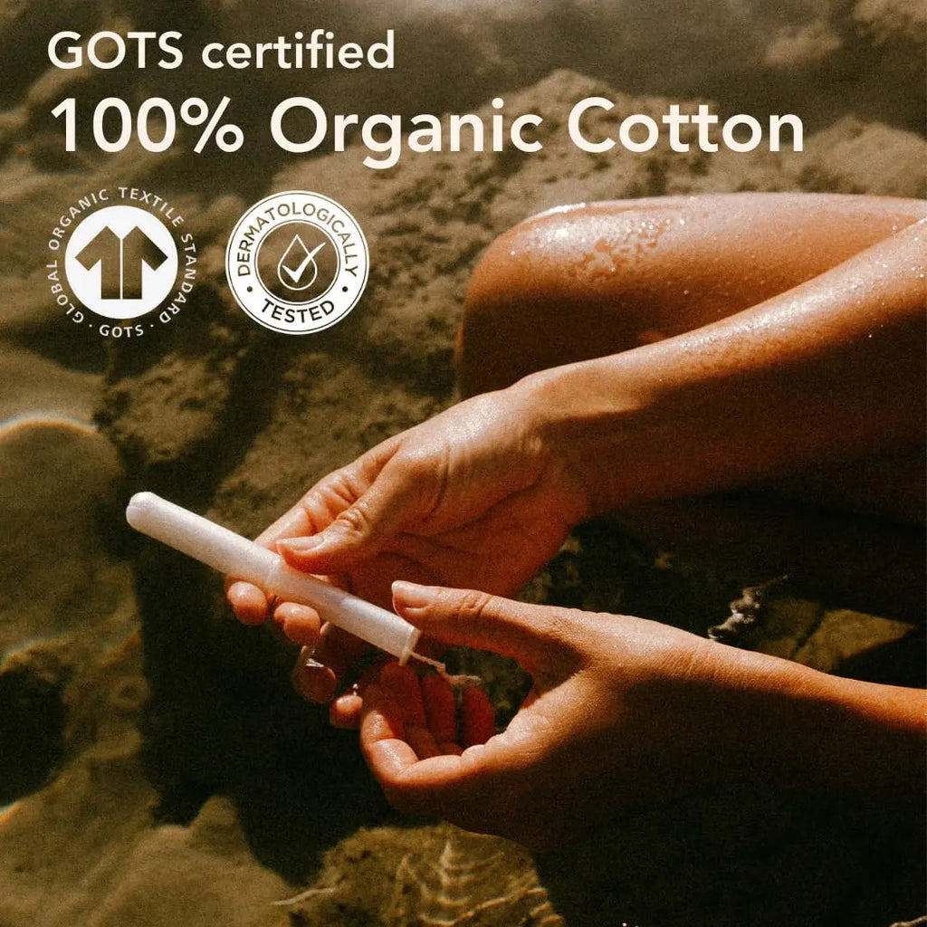 Award Winning 100% Organic Cotton Easy Glide Tampons with Compact Plant Based Applicator MARLOW Au supplements
