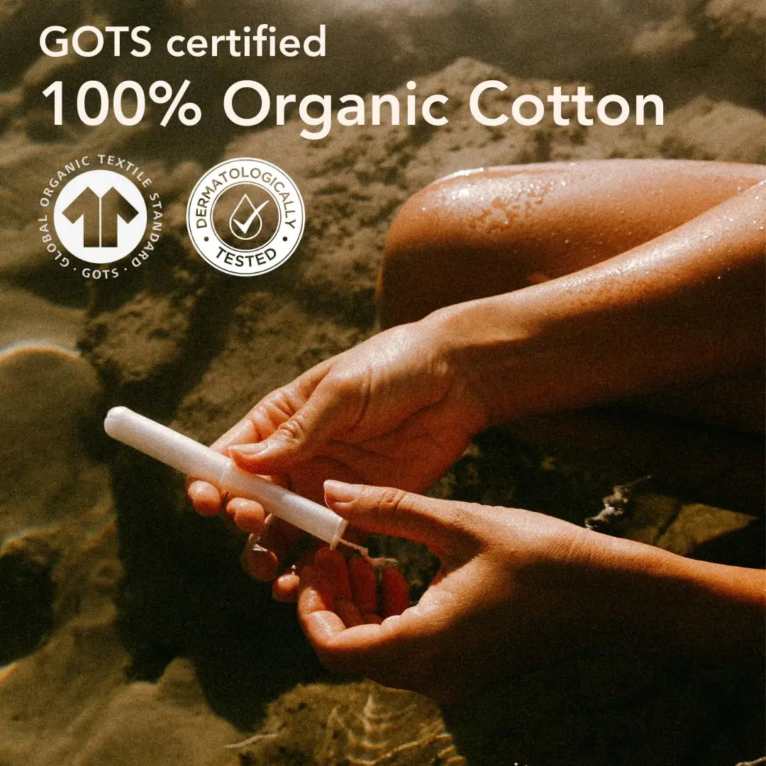 Award Winning 100% Organic Cotton Easy Glide Tampons with Compact Plant Based Applicator MARLOW Au supplements