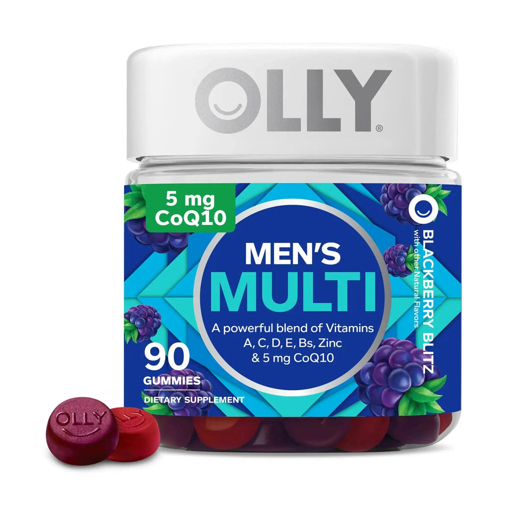 OLLY Men's Multivitamin Gummy, Overall Health and Immune Support, Vitamins A, C, D, E, B, Lycopene & Extra Strength Daily Energy Gummy OLLY Au supplements