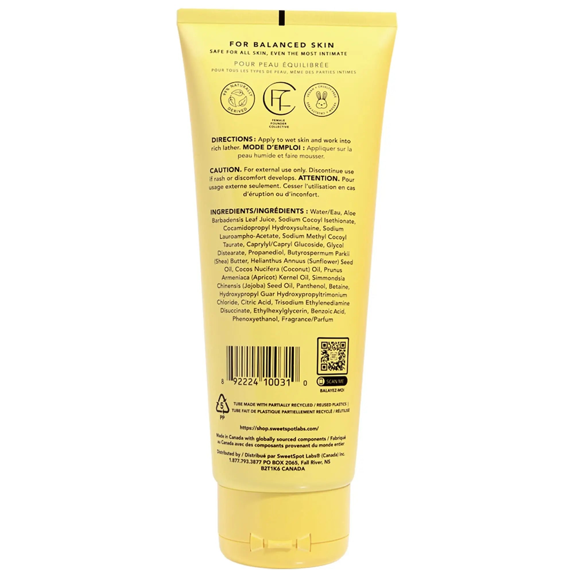 SweetSpot Labs Feminine Wash, Gentle Vanilla Blossom Scent, with Shea Butter and Aloe Vera, Sulfate Free SweetSpot Labs Au supplements