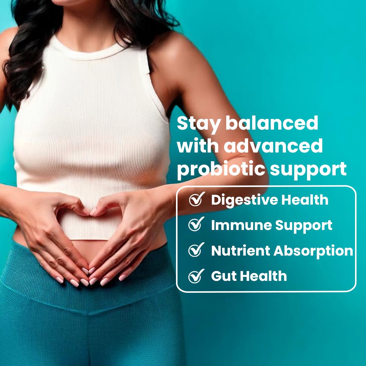 Sanar Naturals Probiotics 60 Billion CFU –  Support, Digestive & Gut Health - Probiotics for Women and Men - Vegan, Non-GMO, Gluten Free, 120 Capsules