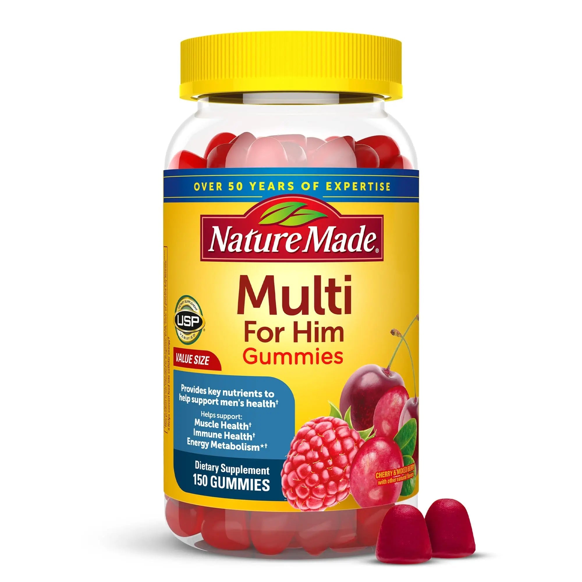 Nature Made Multi for Him, Mens Multivitamins Gummies, Energy Metabolism Support, Multivitamin for Men Nature Made Au supplements