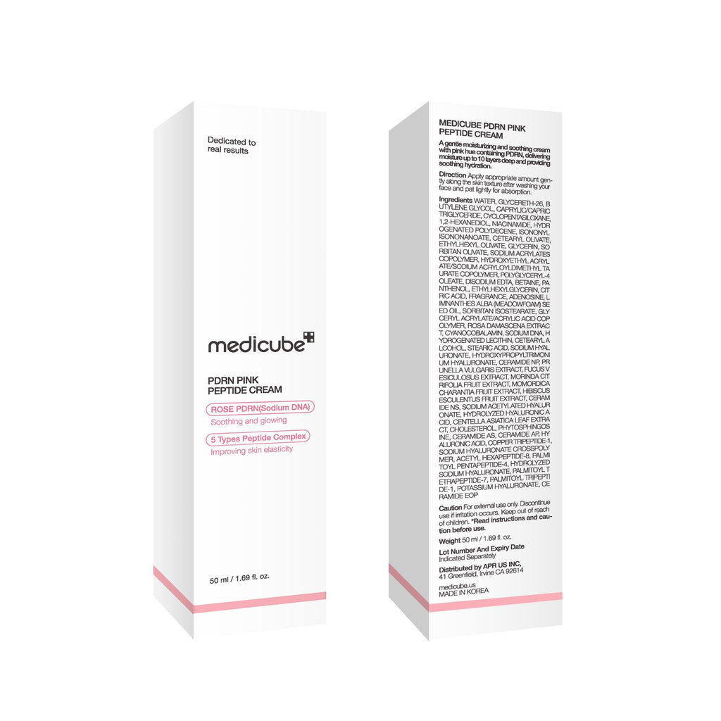 medicube PDRN Pink Hyaluronic Moisturizing Cream | Blemish Recovery, Relief & Hydrating Care | Restores Skin Elasticity & Glow