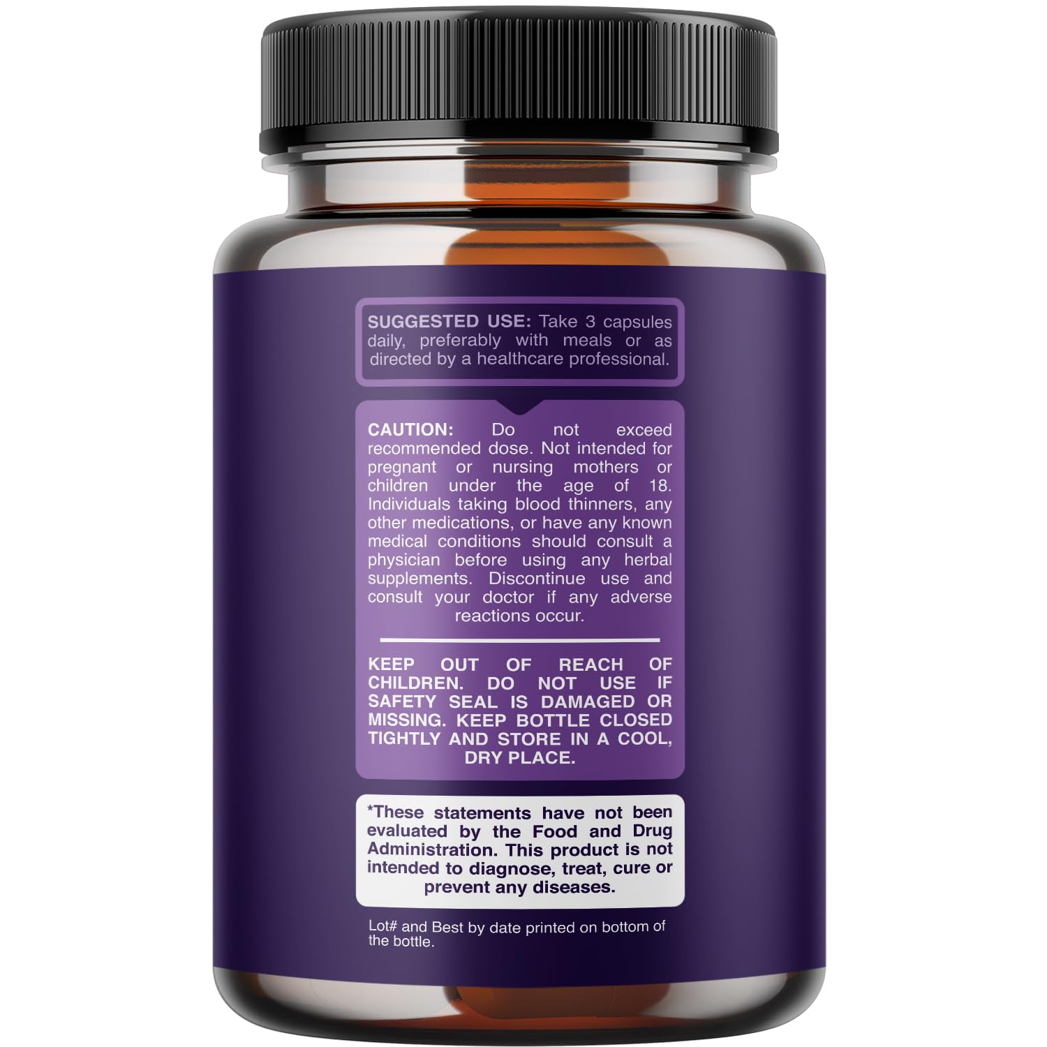 Highly Potent Magnesium Complex Capsules - Triple Magnesium Blend with Taurate Glycinate and Malate - 400mg Supplement Supports Relaxation & Overall Wellness Non-GMO Vegan - 90 Count Phytoral Au supplements