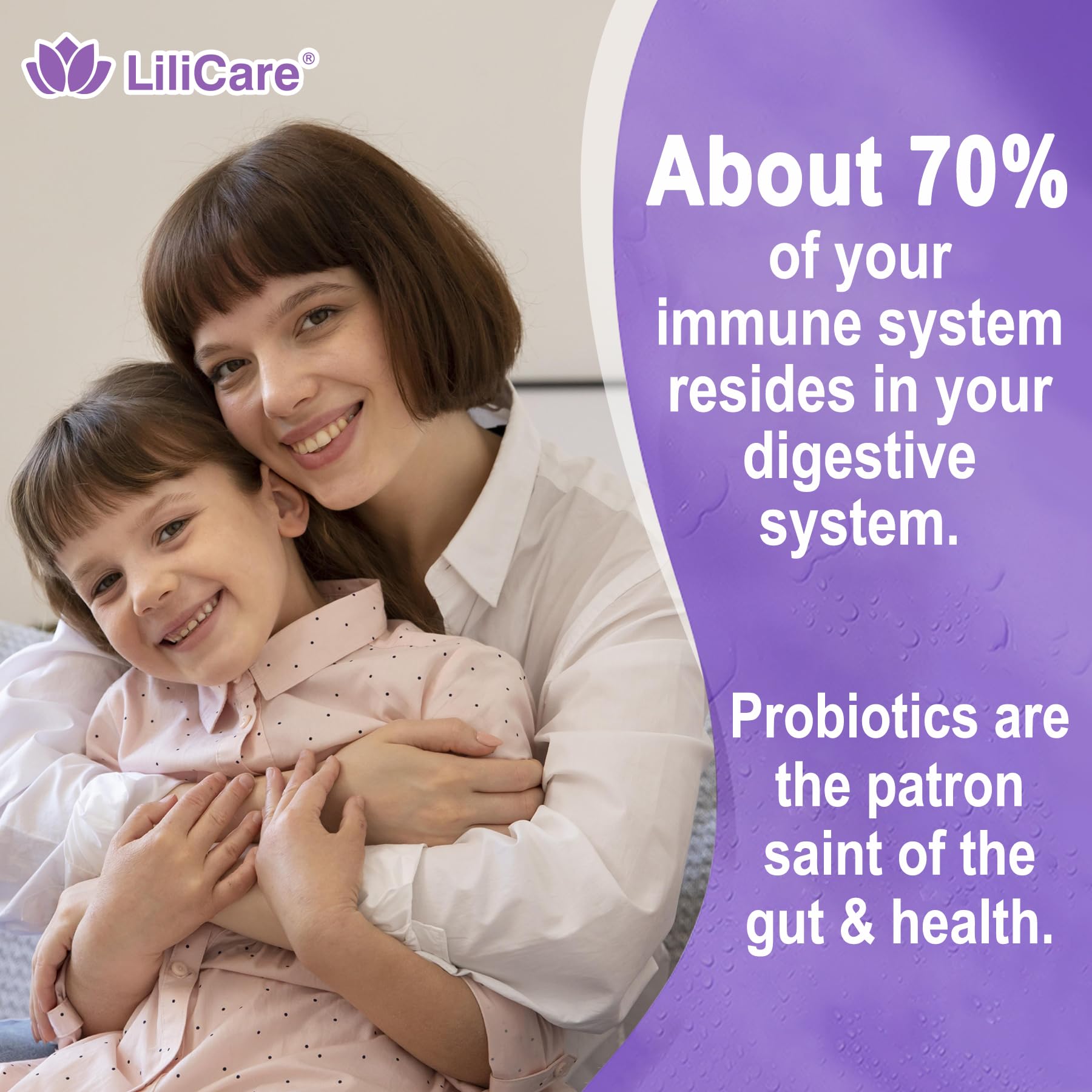Probiotic Gummies 60 Billion CFU for Women Men & Kids, 11 Strains Probiotics + Organic Prebiotics Fiber for Immune, Digestive Health, Supports Constipation,