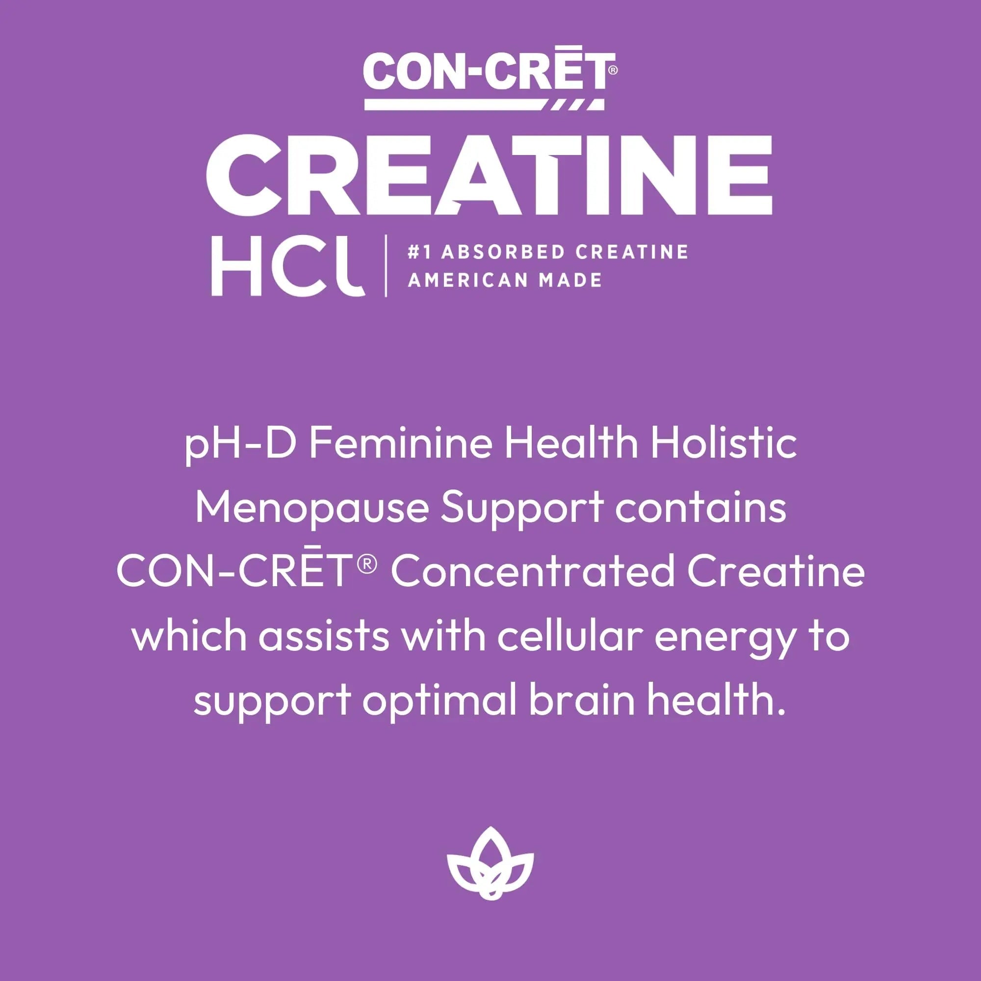 pH-D Feminine Health - Holistic Menopause Support - Oral Supplement with CON-CRET Concentrated Creatine pH-D Feminine Health Support Au supplements