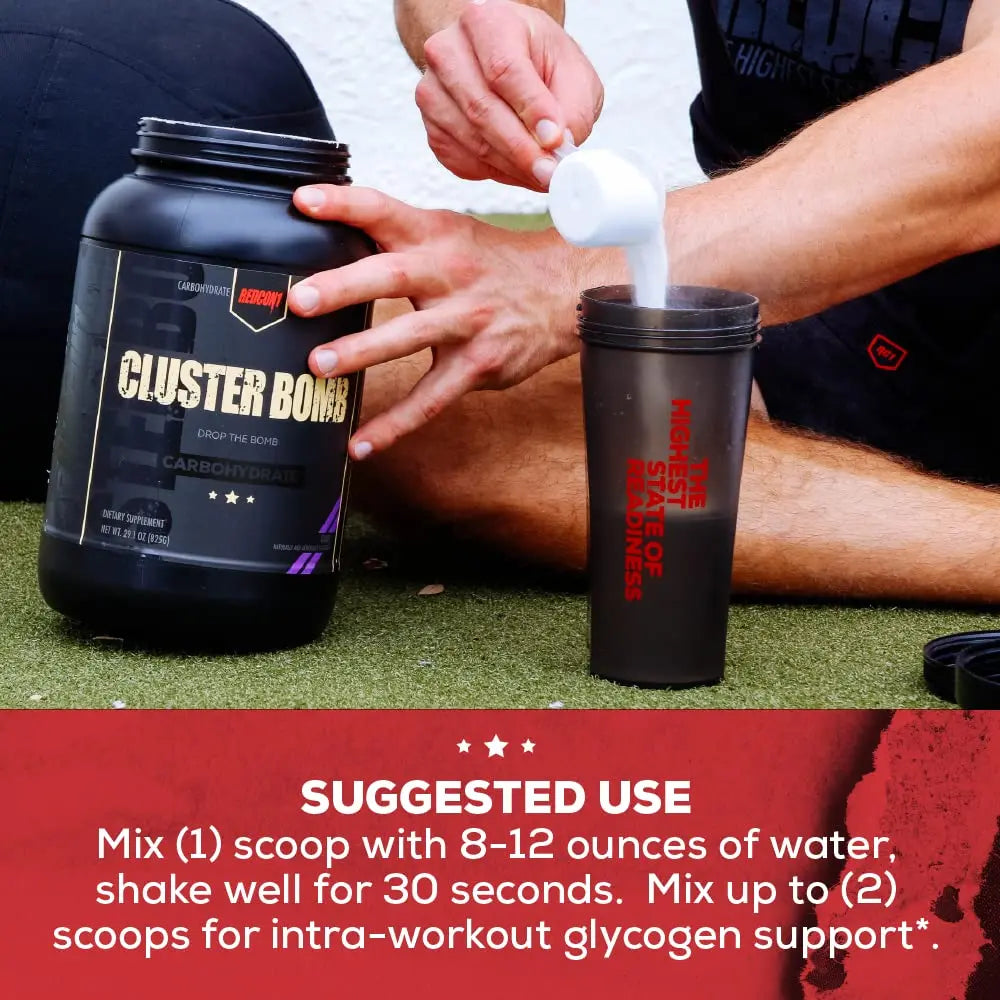 REDCON1 Cluster Bomb, Unflavored - Intra/Post Workout Carbs - Gluten Free + Vegan Cluster REDCON1 Au supplements