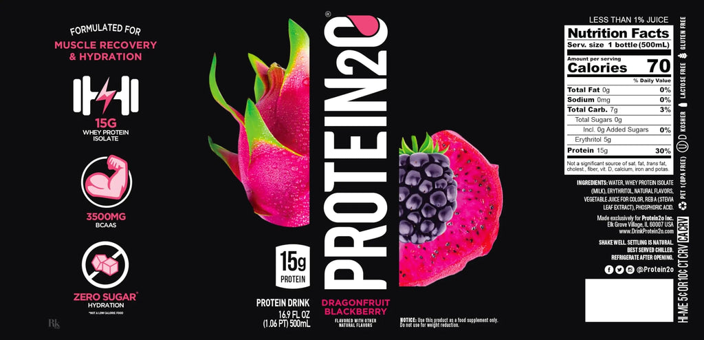 Protein2o 15g Whey Protein Isolate Infused Water, Ready To Drink, Sugar Free, Gluten Free Protein2o Au supplements