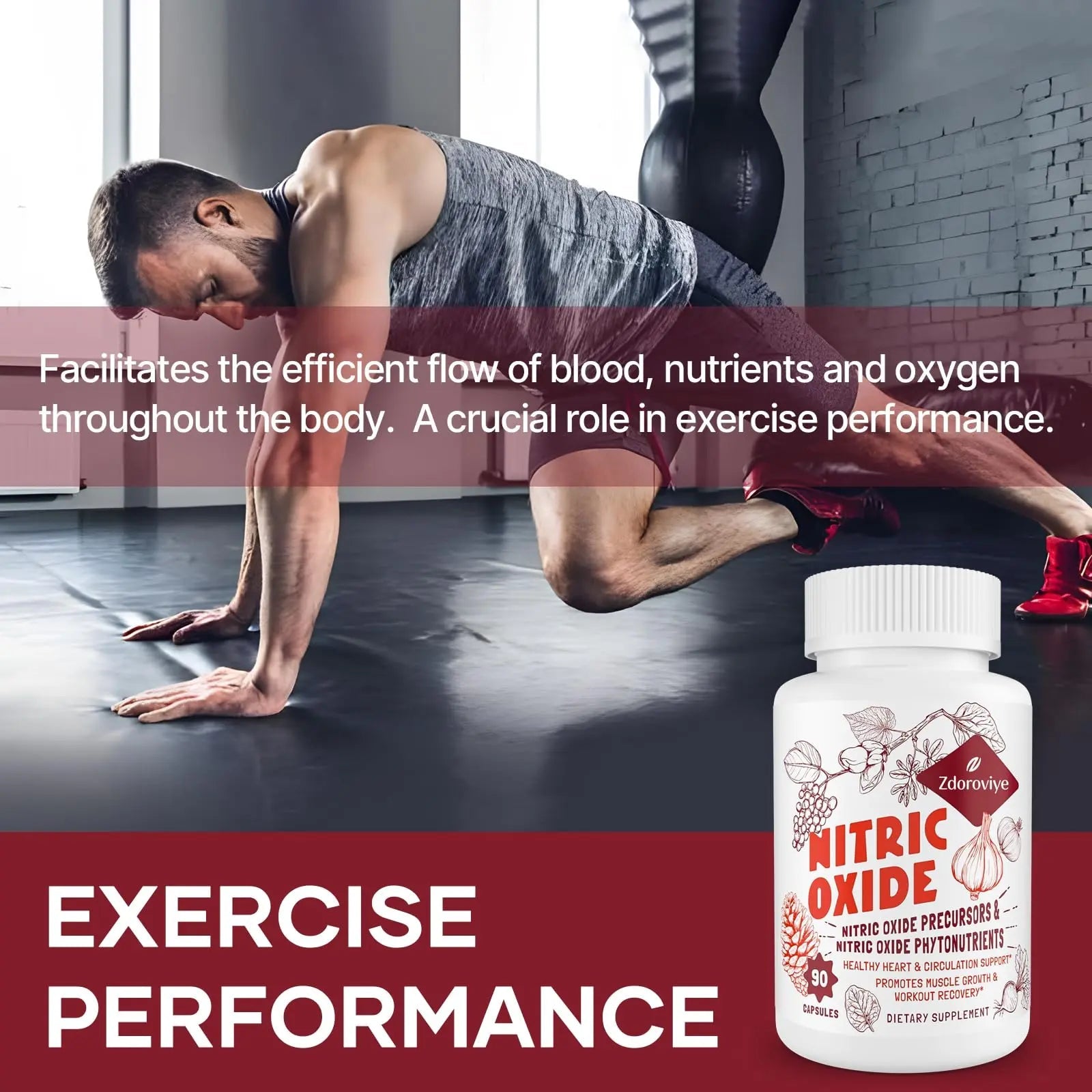 Zdoroviye Nitric Oxide Supplement for Men Women, Nitric Oxide Precursor & Nitric Oxide Zdoroviye Au supplements