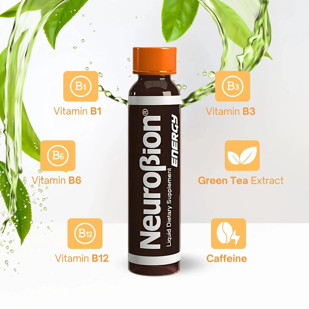 Neurobion Energy Liquid Dietary Supplement Multivitamins + Enegy Blend 10 vials x 250 ml Neurobion Au supplements