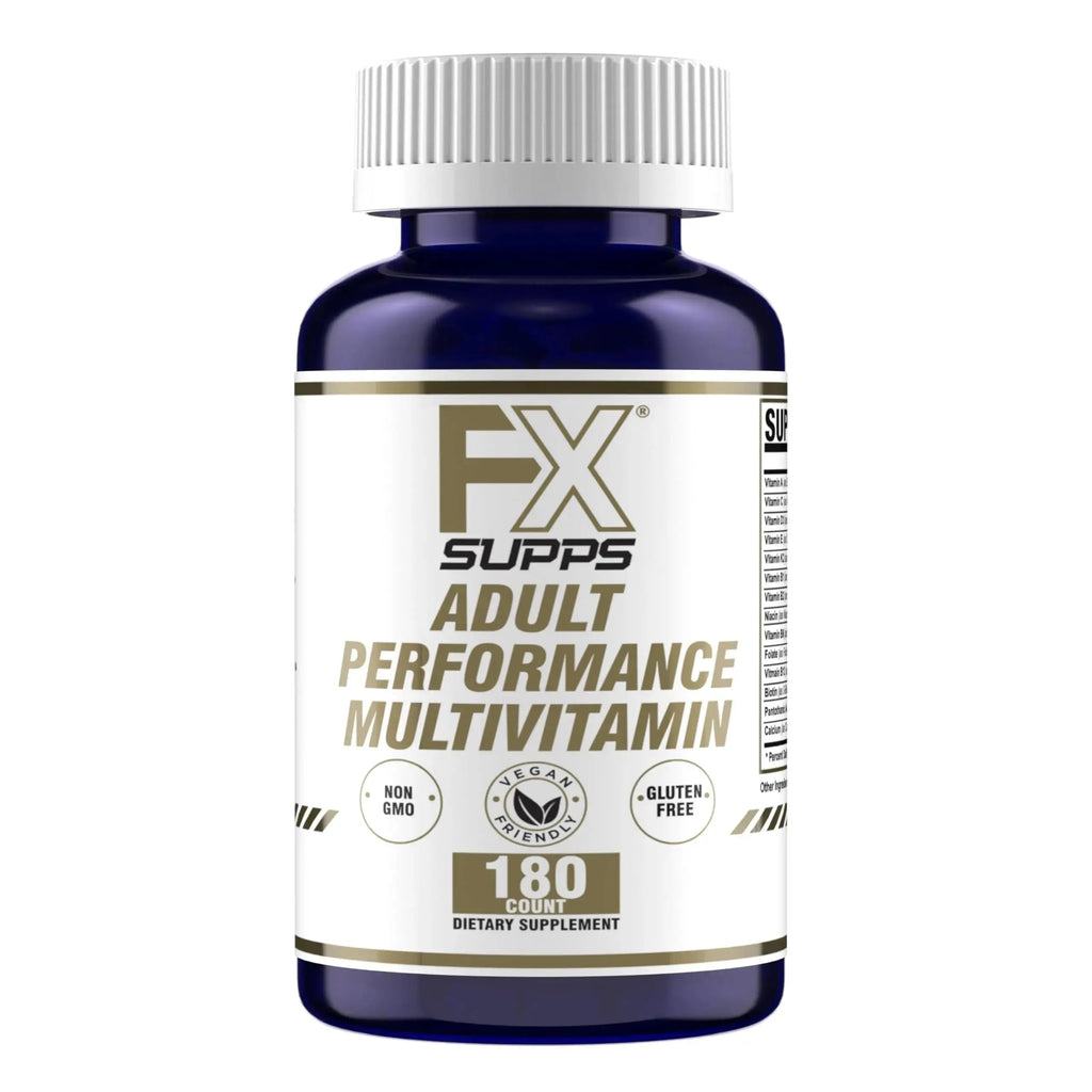 FXSUPPS Performance Multi-Vitamin with Amino Acids, Beta-Alanine and L-Carnitine, Enhanced Performance and Recovery, 180 Tablets FXSUPPS Au supplements